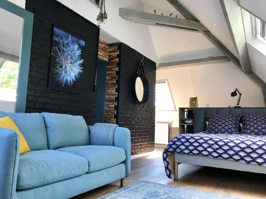Ferienwohnung Atypique Style Loft Phalempin Exterior foto